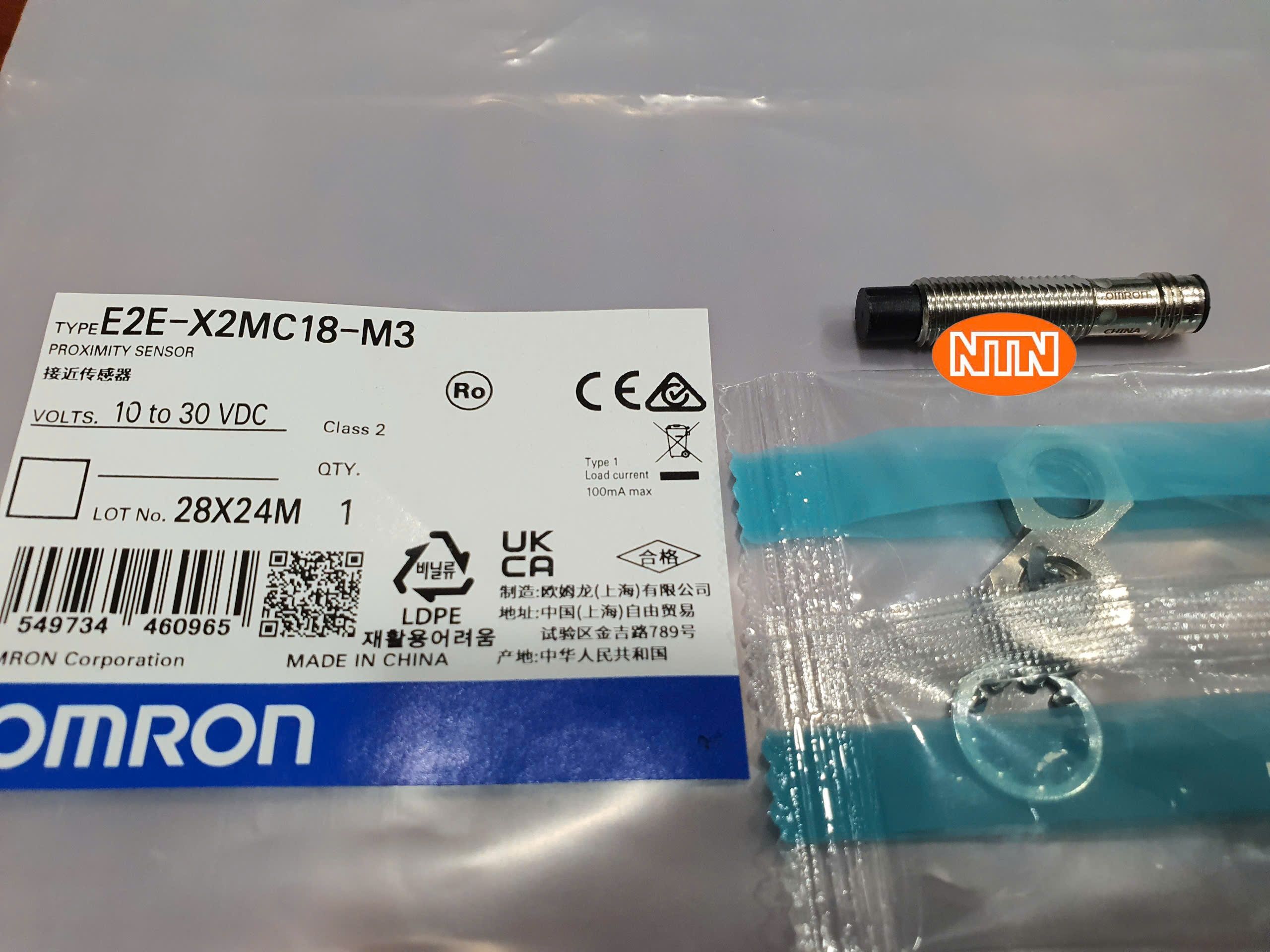 Proximity Sensor Omron E2E-X2MC18-M3 Cảm biến tiệm cận