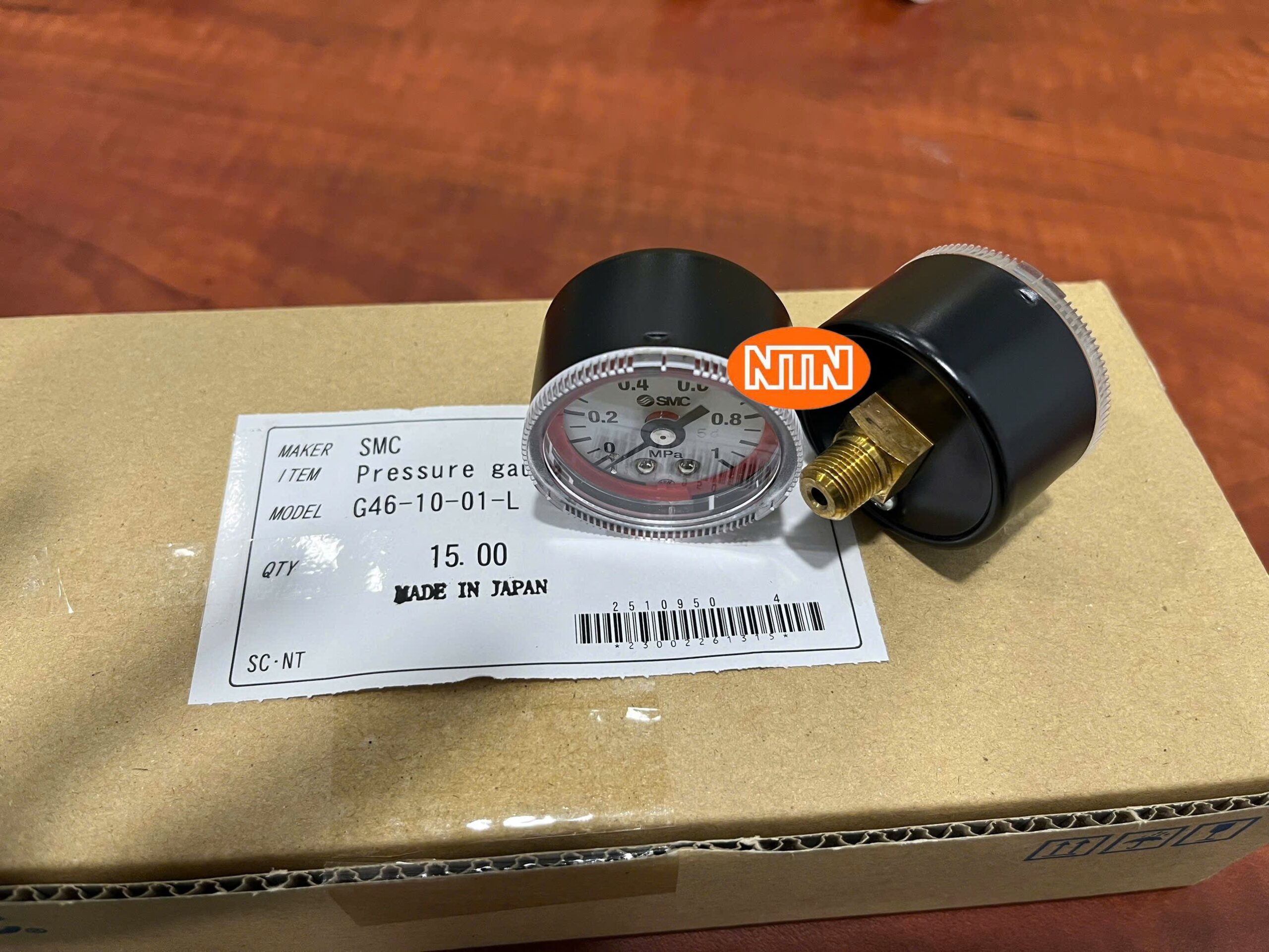 Pressure Gauge SMC G46-10-01-L Đồng hồ áp suất