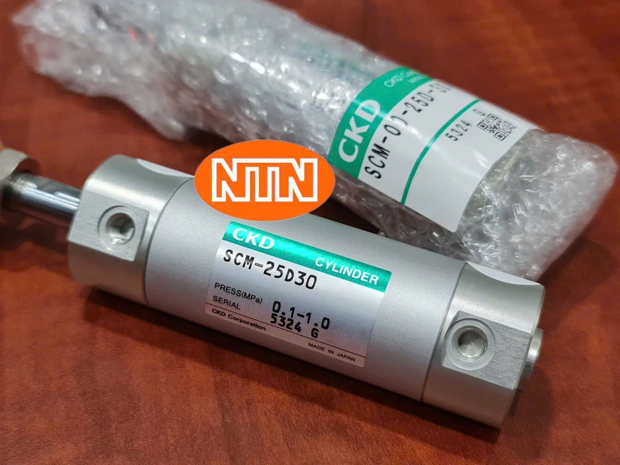 Round Cylinder CKD SCM-00-25D-30 Xi lanh khí nén