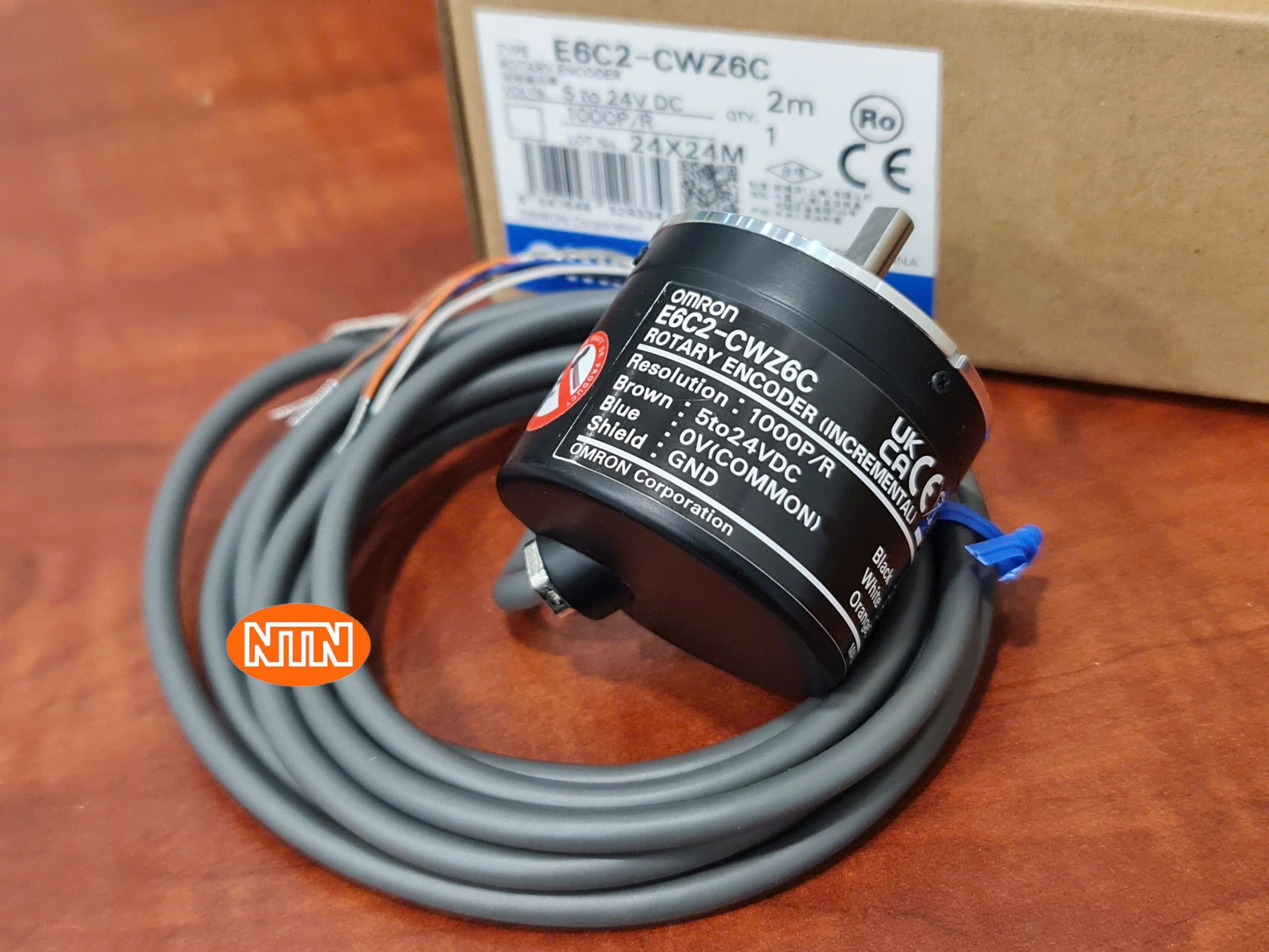 Rotary Encoder Omron E6C2-CWZ6C 1000P/R 2M Bộ mã hóa vòng quay