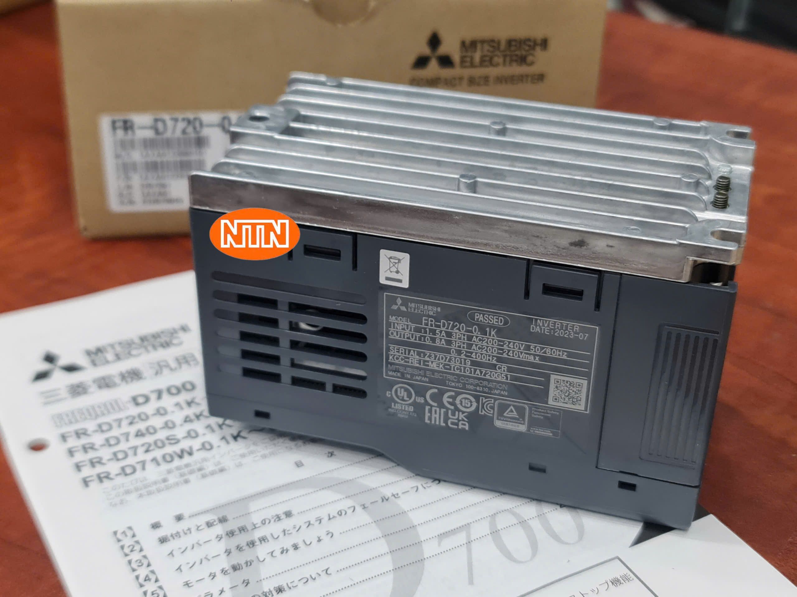 Inverter Mitsubishi FR-D720-0.1K Biến tần