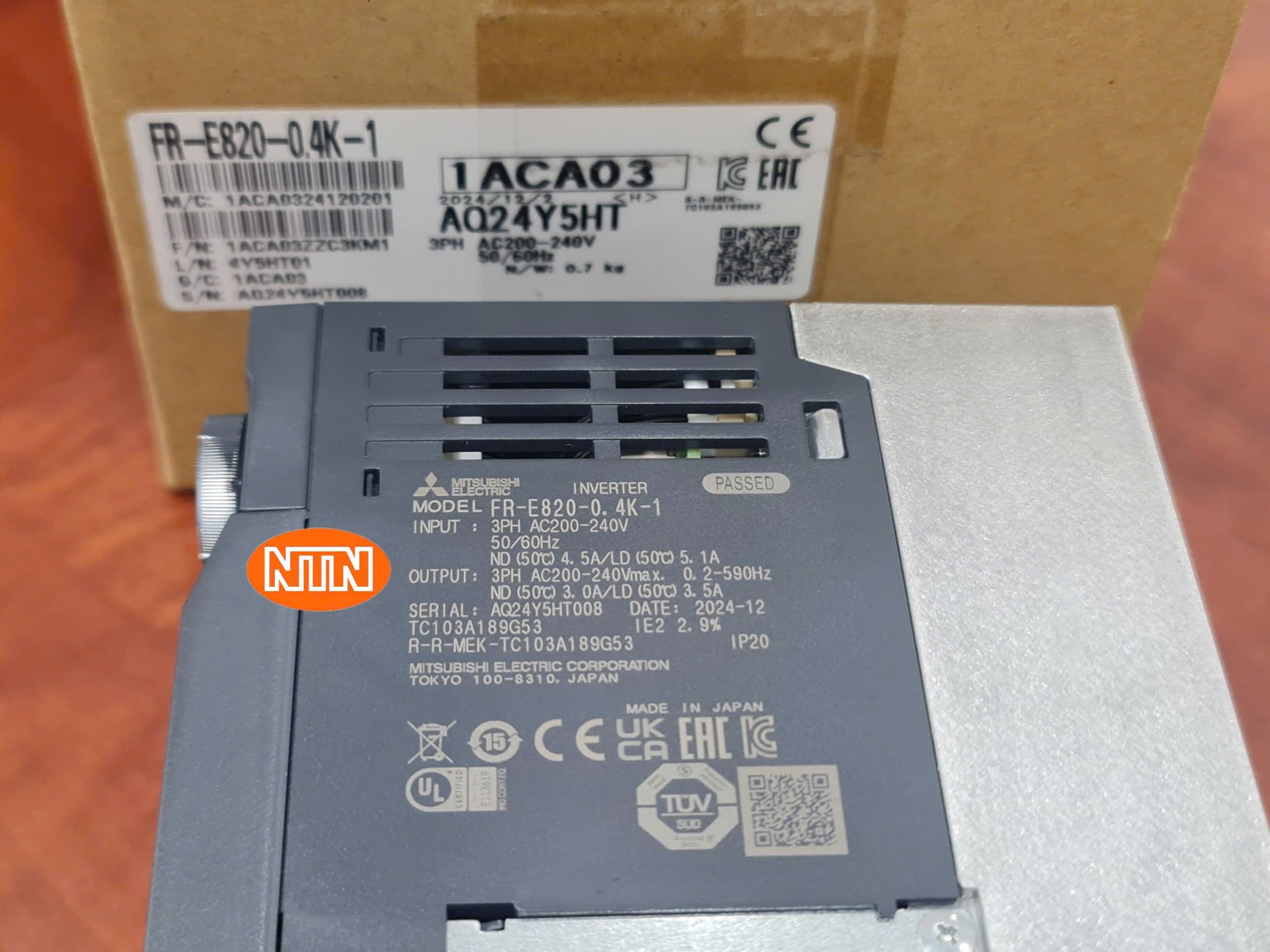 Inverter Mitsubishi FR-E820-0.4K-1 Biến tần