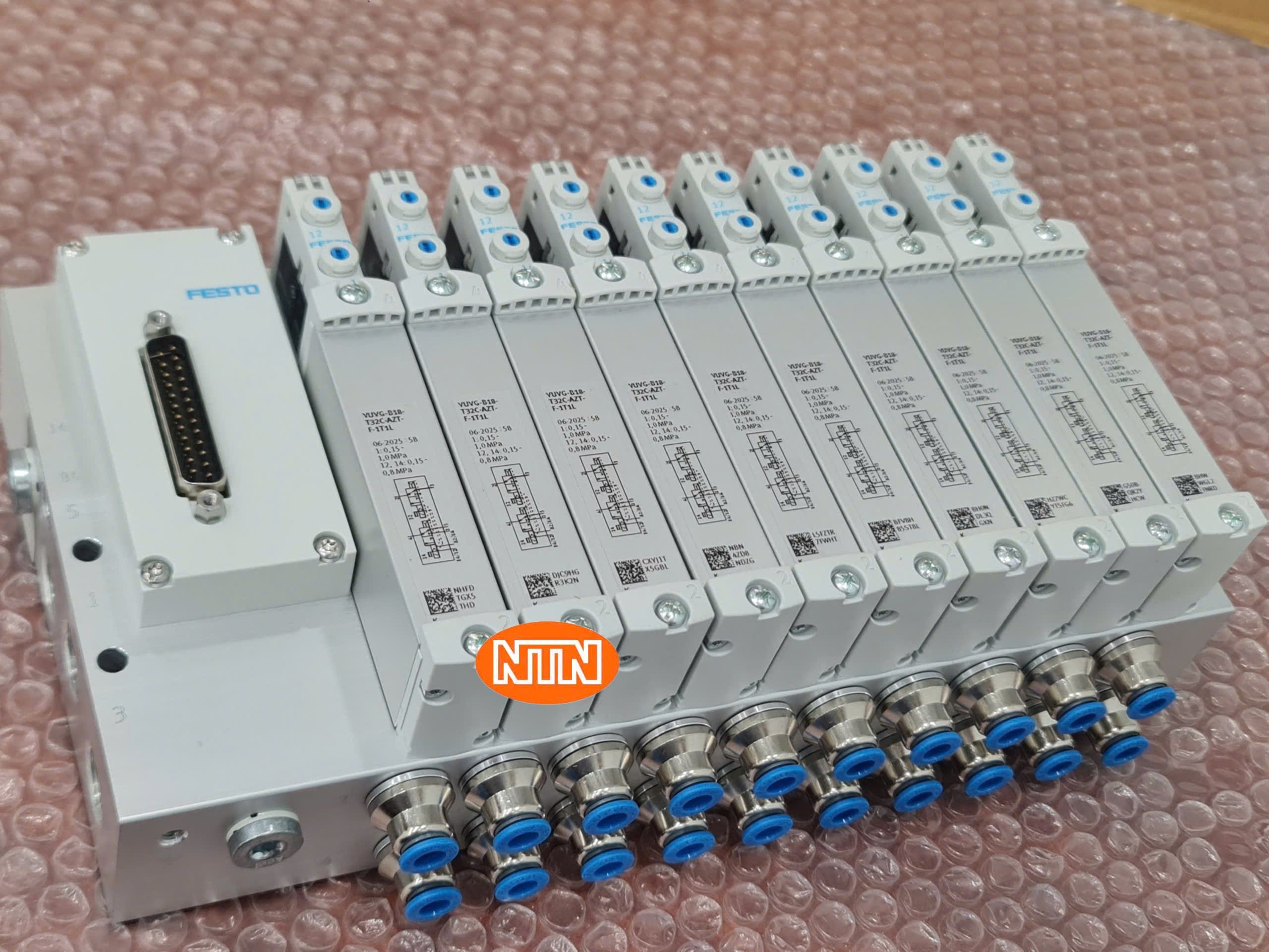 Valve Terminal Festo VTUG-18-MSD-B1T-25V20-G38L-UL-Q6S-10K (573606) Cụm van điện từ
