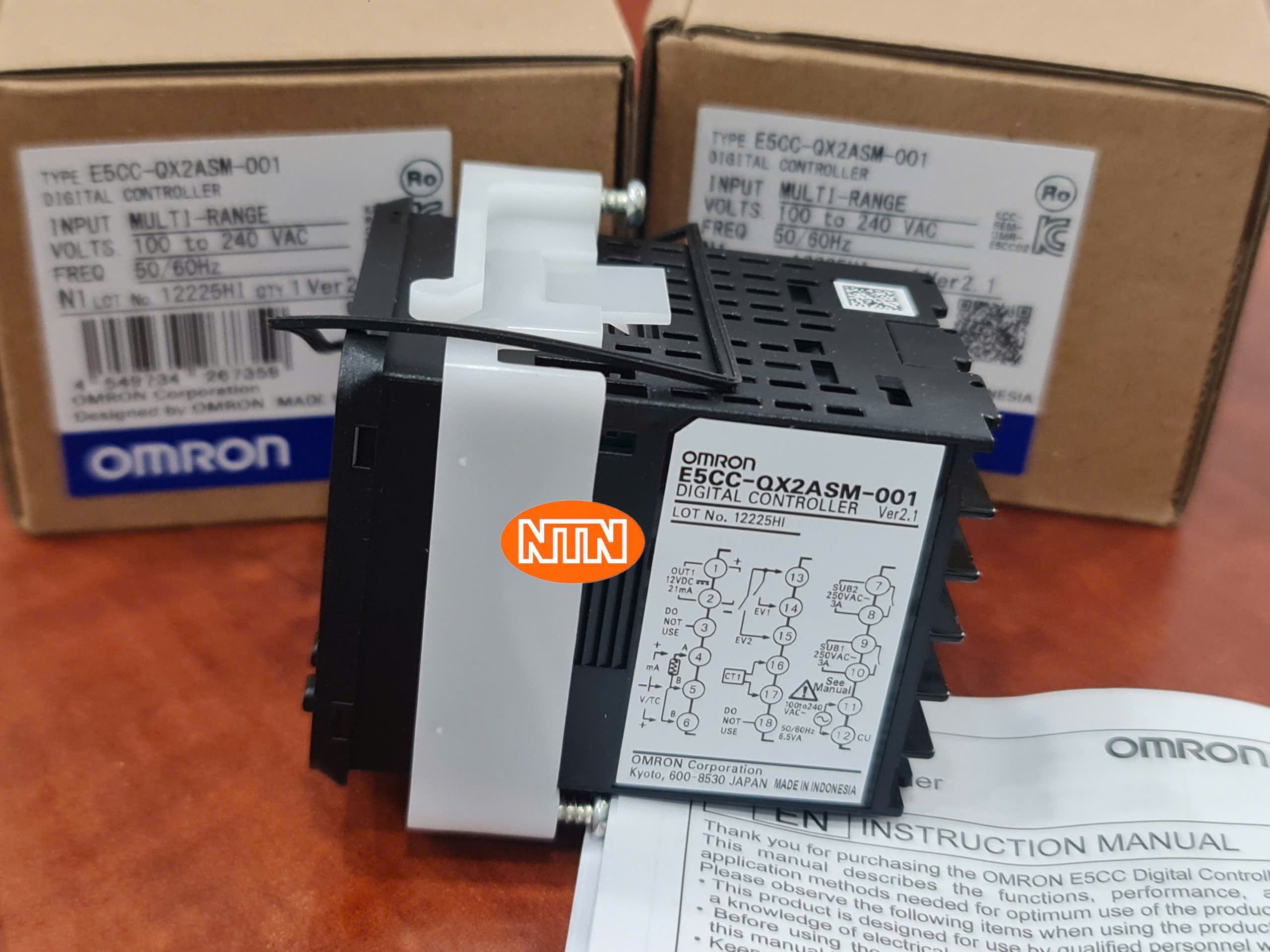 Digital Temperature Controller Omron E5CC-QX2ASM-001 Bộ điều khiển nhiệt độ
