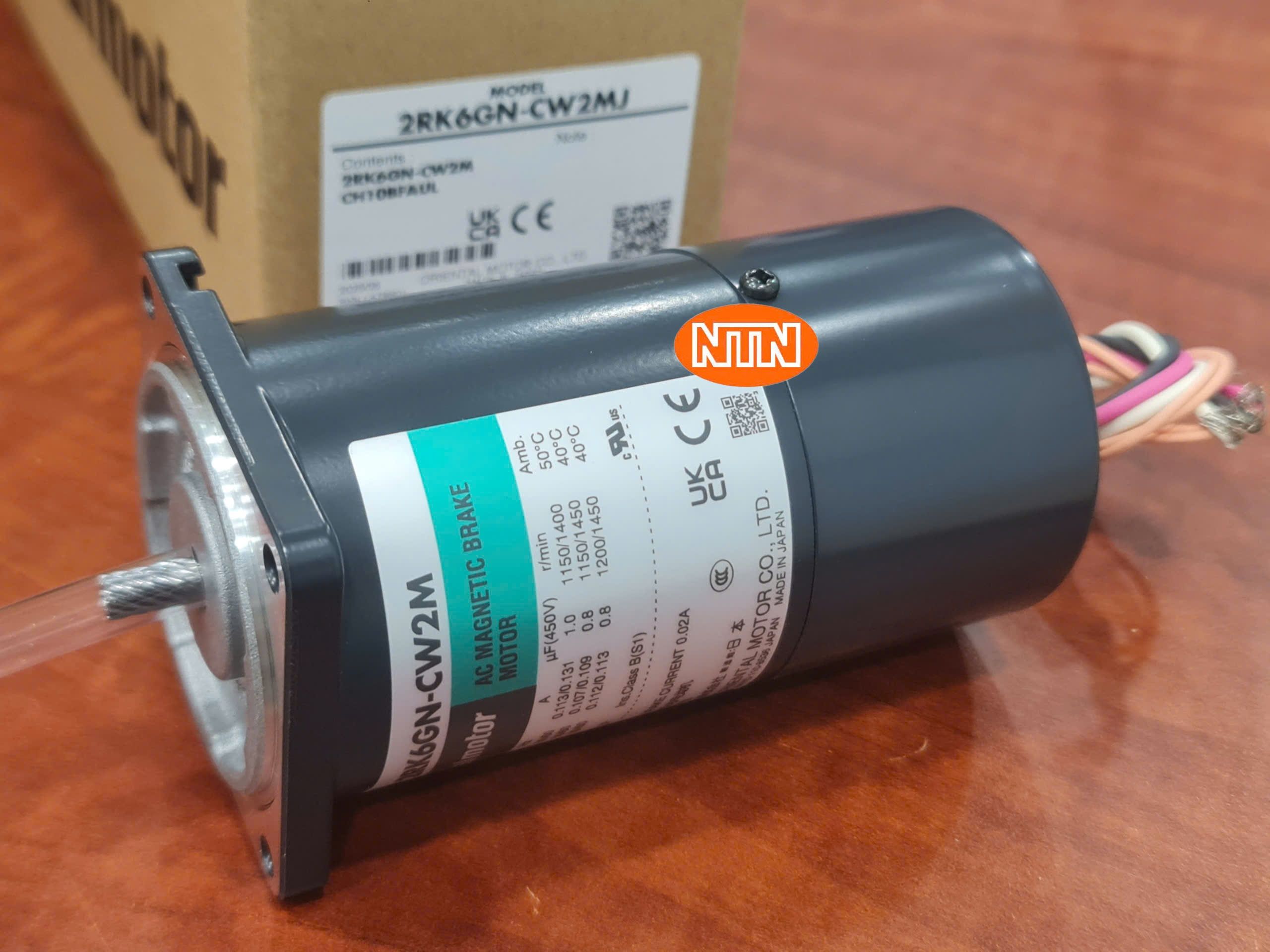 Electromagnetic Brake Motor Oriental Motor 2RK6GN-CW2MJ Động cơ thắng từ