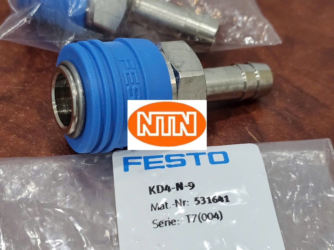 Air Fitting Festo KD4-N-9 531641 Khớp nối nhanh